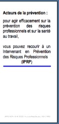 Brochure Prévention des Risques Professionnels